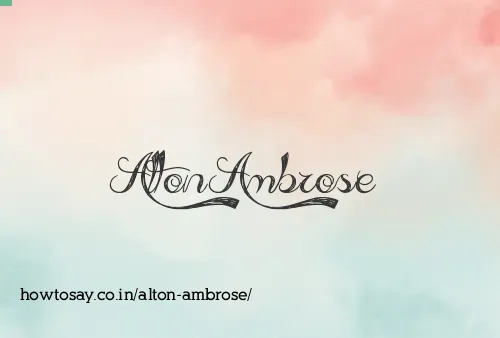 Alton Ambrose