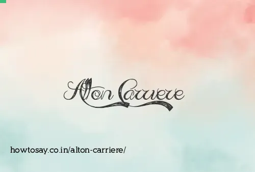 Alton Carriere
