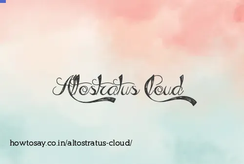 Altostratus Cloud