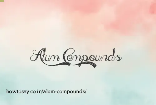 Alum Compounds