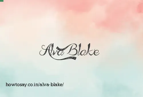 Alva Blake