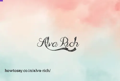 Alva Rich