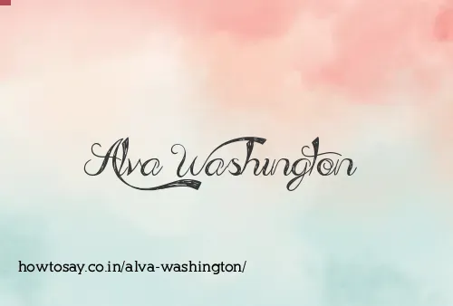 Alva Washington