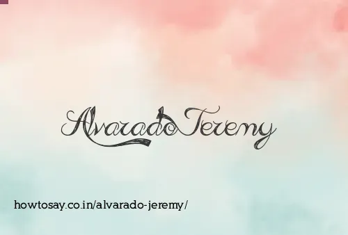 Alvarado Jeremy