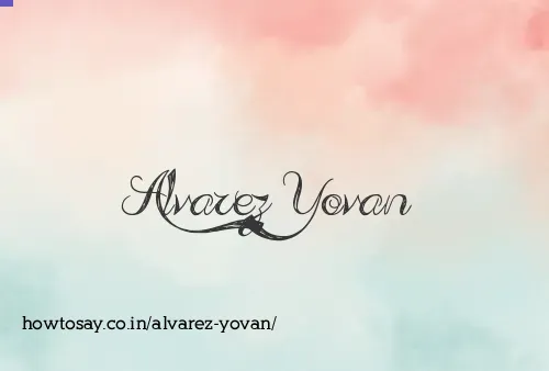 Alvarez Yovan