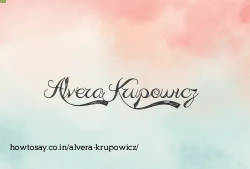 Alvera Krupowicz