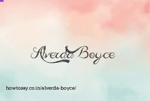 Alverda Boyce