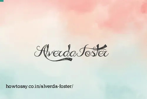 Alverda Foster