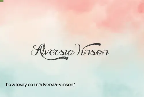 Alversia Vinson