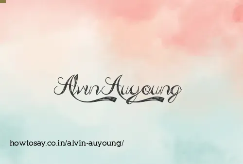 Alvin Auyoung