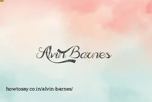 Alvin Barnes