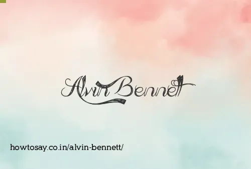 Alvin Bennett