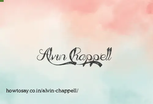 Alvin Chappell