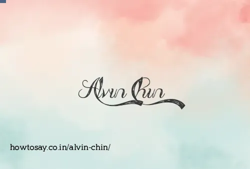 Alvin Chin