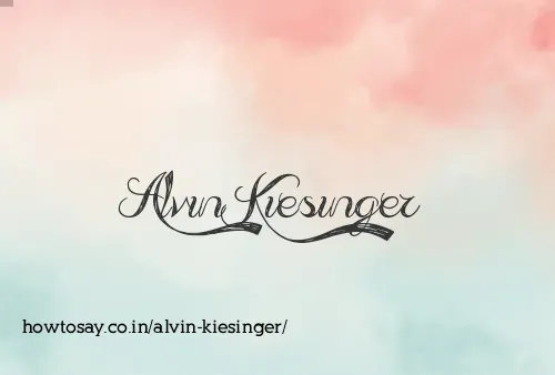 Alvin Kiesinger