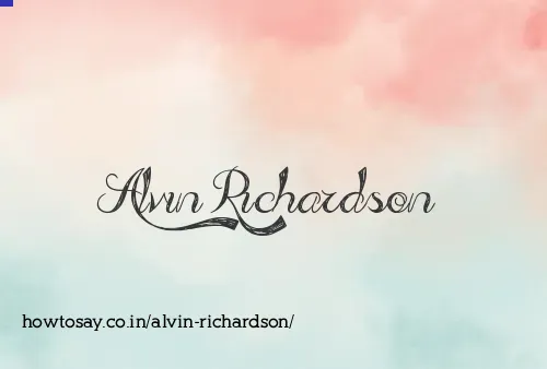 Alvin Richardson