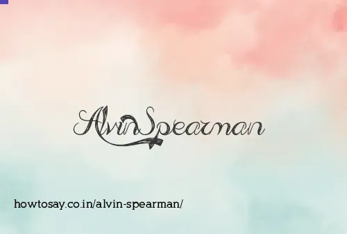 Alvin Spearman