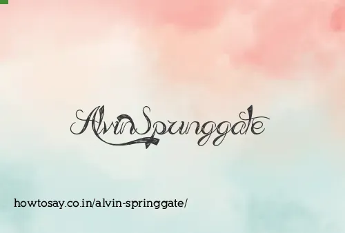 Alvin Springgate
