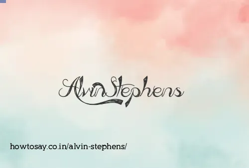 Alvin Stephens