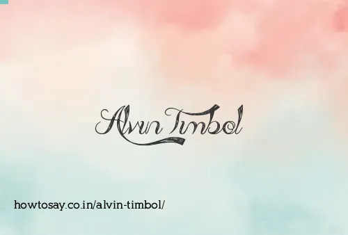 Alvin Timbol
