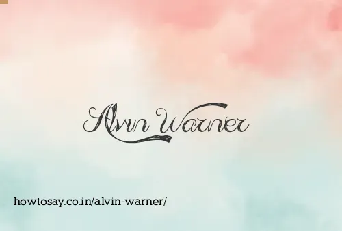 Alvin Warner