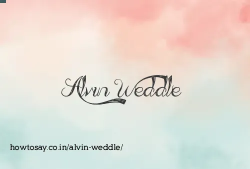 Alvin Weddle