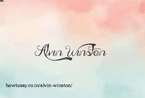 Alvin Winston