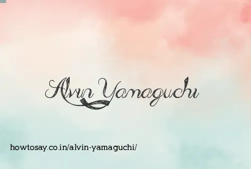 Alvin Yamaguchi