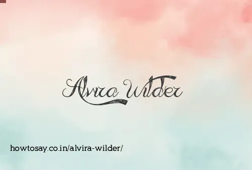 Alvira Wilder