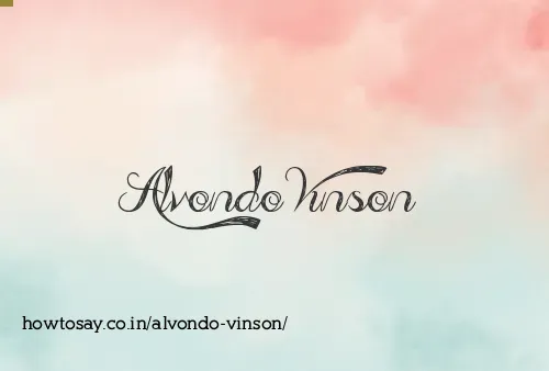 Alvondo Vinson