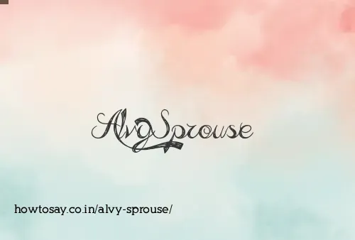 Alvy Sprouse