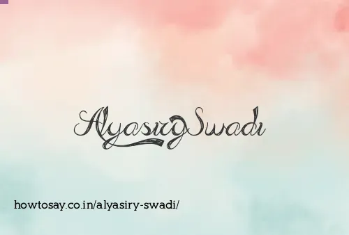 Alyasiry Swadi