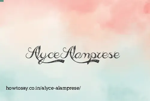Alyce Alamprese