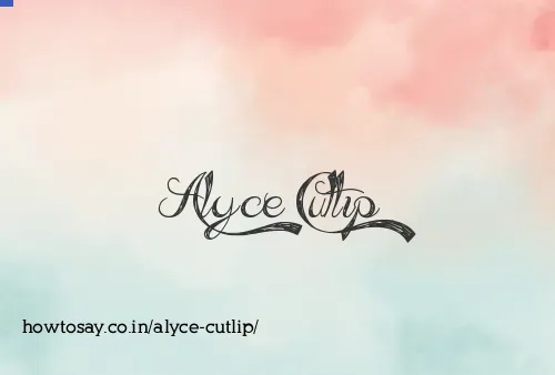 Alyce Cutlip
