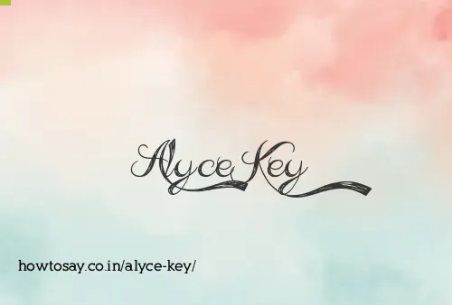 Alyce Key