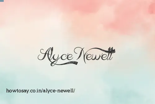 Alyce Newell