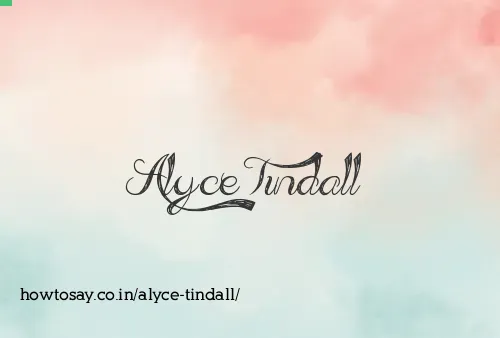 Alyce Tindall