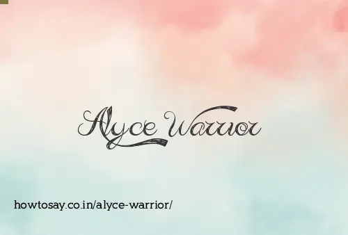 Alyce Warrior
