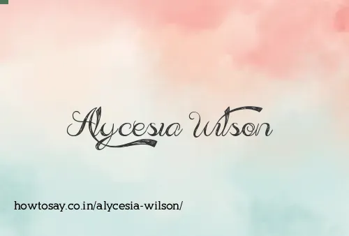 Alycesia Wilson