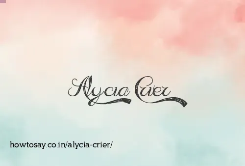 Alycia Crier