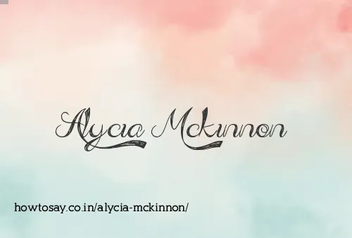 Alycia Mckinnon