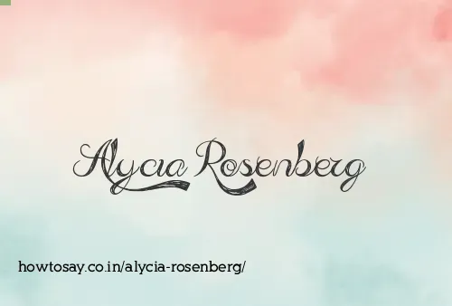Alycia Rosenberg