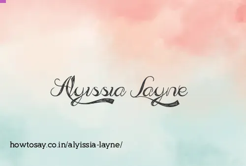 Alyissia Layne