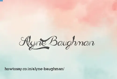 Alyne Baughman