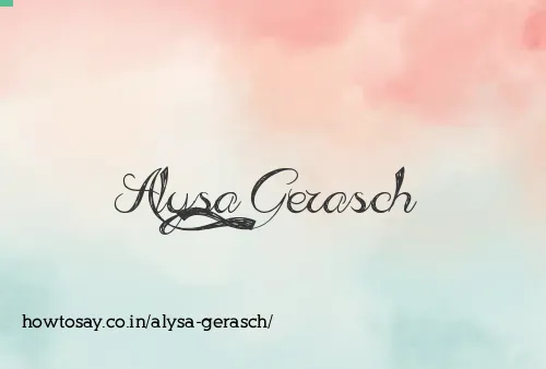Alysa Gerasch