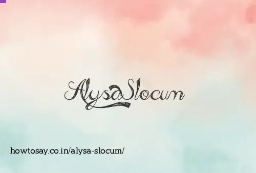 Alysa Slocum