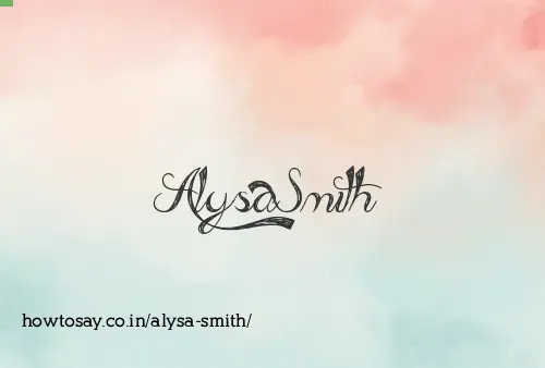 Alysa Smith