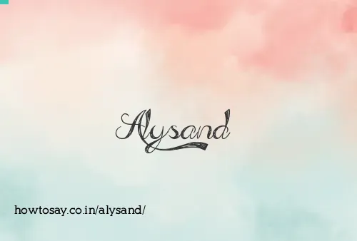 Alysand