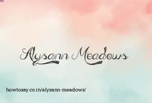 Alysann Meadows