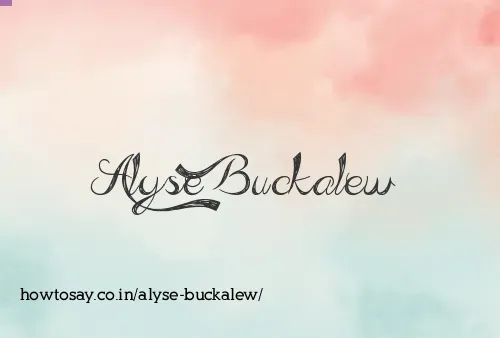 Alyse Buckalew